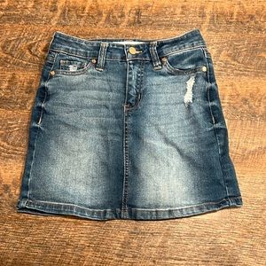 Celebrity Pink Girl’s Small Denim Skirt- Knee Length